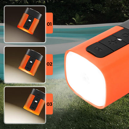 Mini elektrische luchtpomp met ingebouwde verlichting