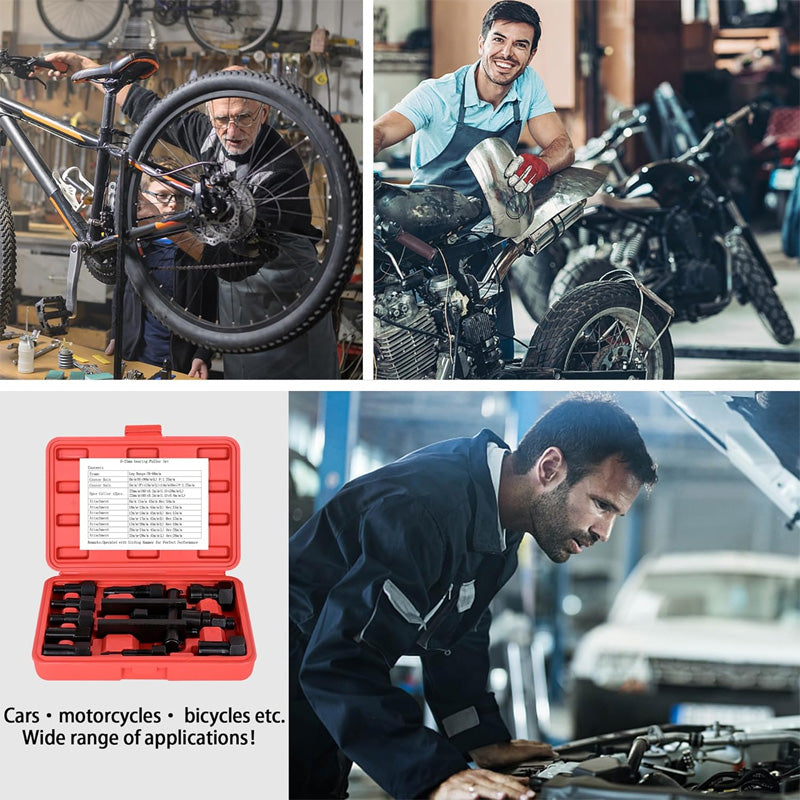 10-delige lagertrekkerset voor motorfietsen | LN10289006
