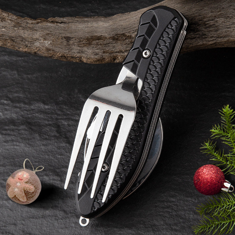 Opvouwbaar Campingbestek met Flesopener
