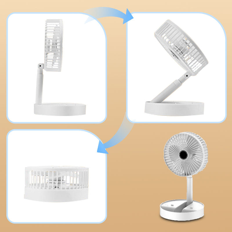 Opvouwbare plug-in ventilator met instelbare hoek