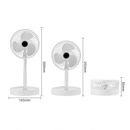 Opvouwbare plug-in ventilator met instelbare hoek
