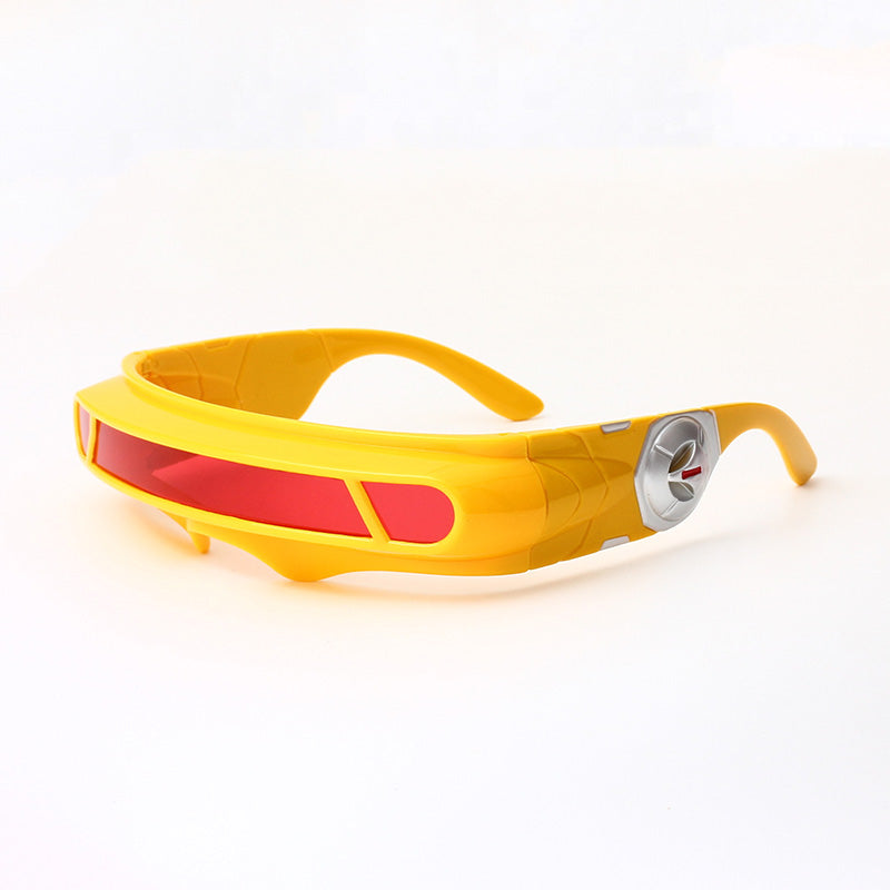 Retro punk onregelmatige zonnebril met UV400 bescherming