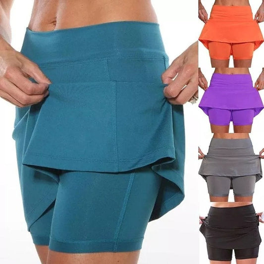 Anti-wrijving Dames Sportrok met Zakken | LF10233053HEIS