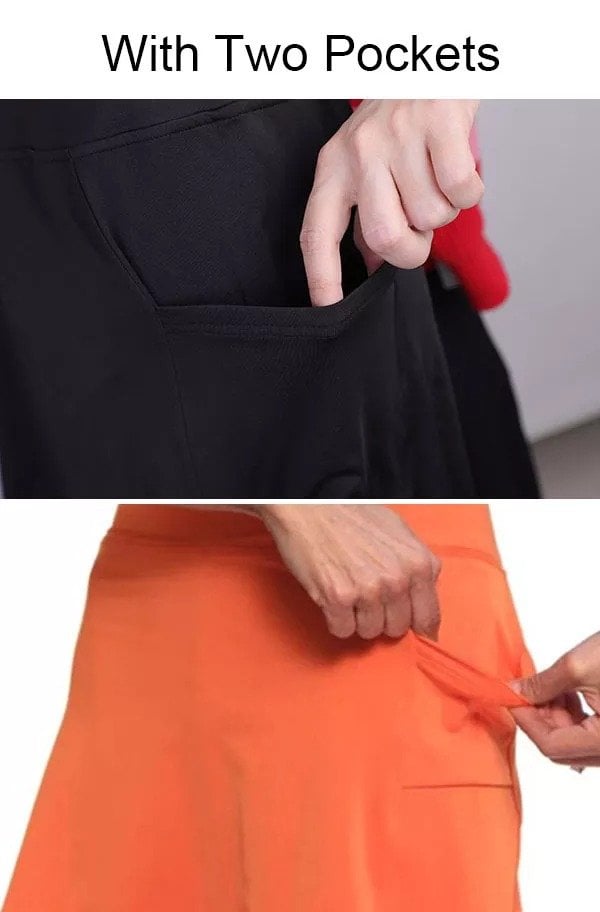 Anti-wrijving Dames Sportrok met Zakken | LF10233053HEIS