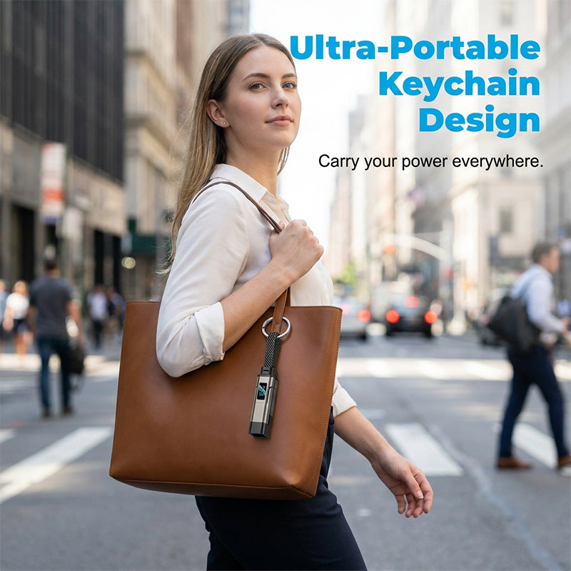 Universele 4-in-1 oplaadkabel met digitaal display