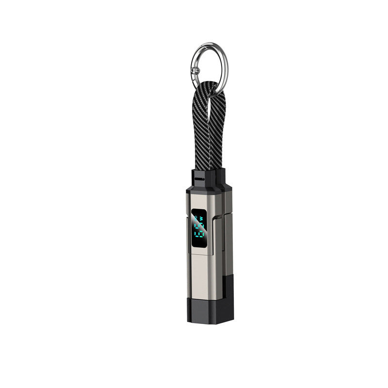 Universele 4-in-1 oplaadkabel met digitaal display
