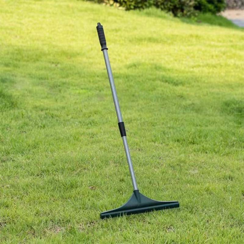 Multifunctionele gazon- en tapijthark met uitschuifbare steel