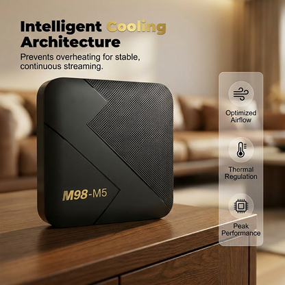 4K Android TV-box met Bluetooth en USB-poort M98-M5