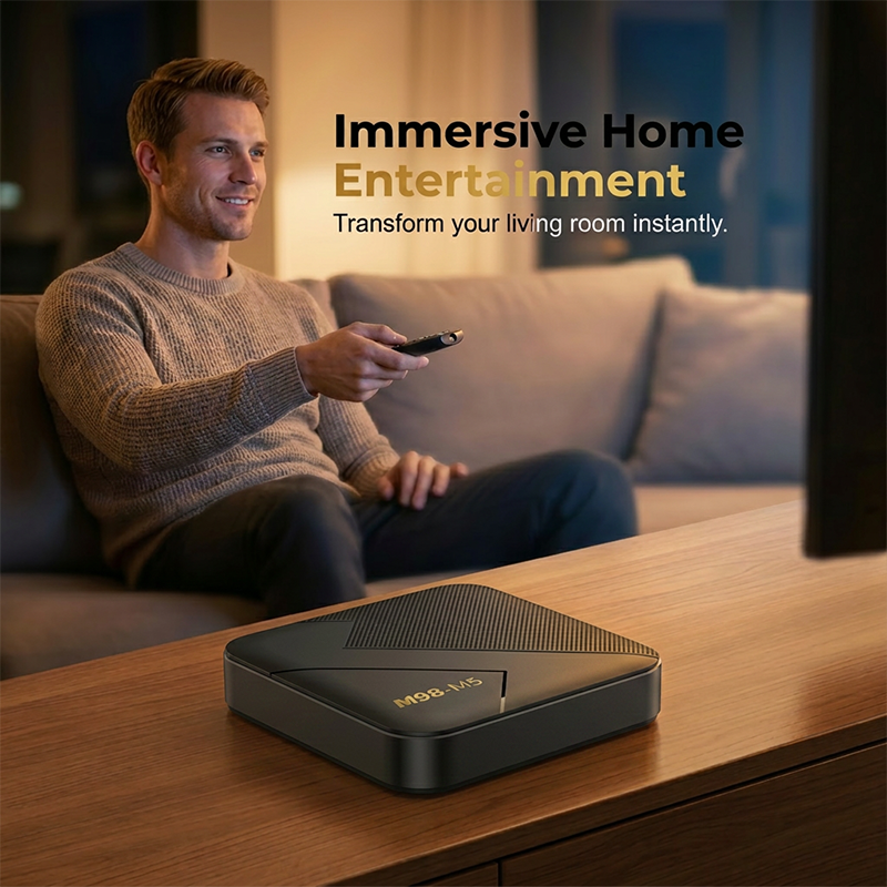 4K Android TV-box met Bluetooth en USB-poort M98-M5