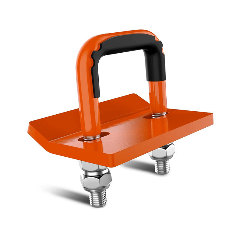 Robuuste anti-rammelklem voor trekhaak met rubberen coating