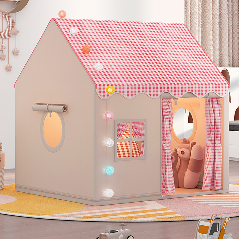 Kinder Speeltent Huisje met Decoratie en Verlichting