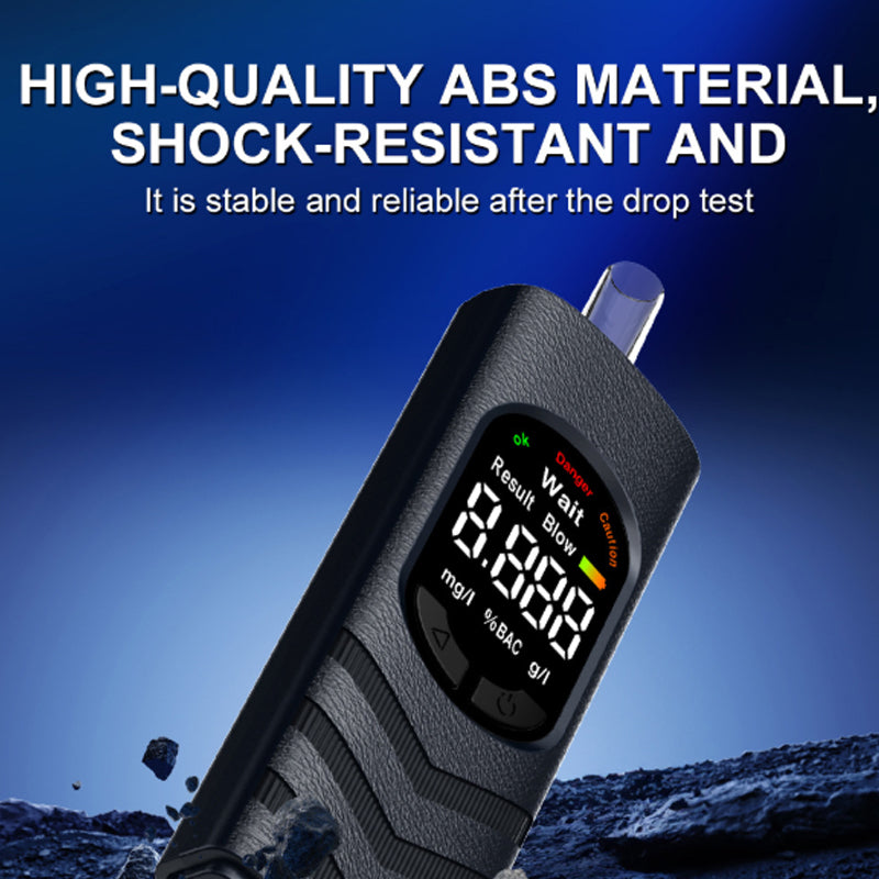 Oplaadbare alcoholtester met lcd-scherm en spraakmelding | LN50549286HEI