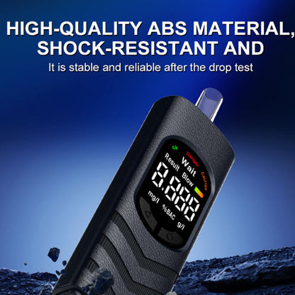 Oplaadbare alcoholtester met lcd-scherm en spraakmelding | LN50549286HEI
