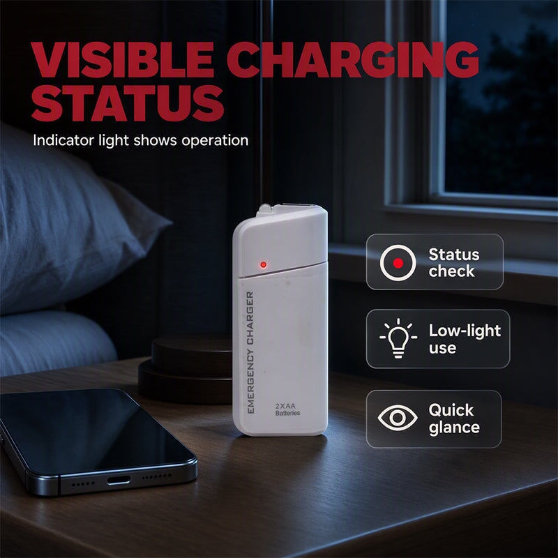 AA-batterij powerbank met led-zaklamp | LB20300004BAI