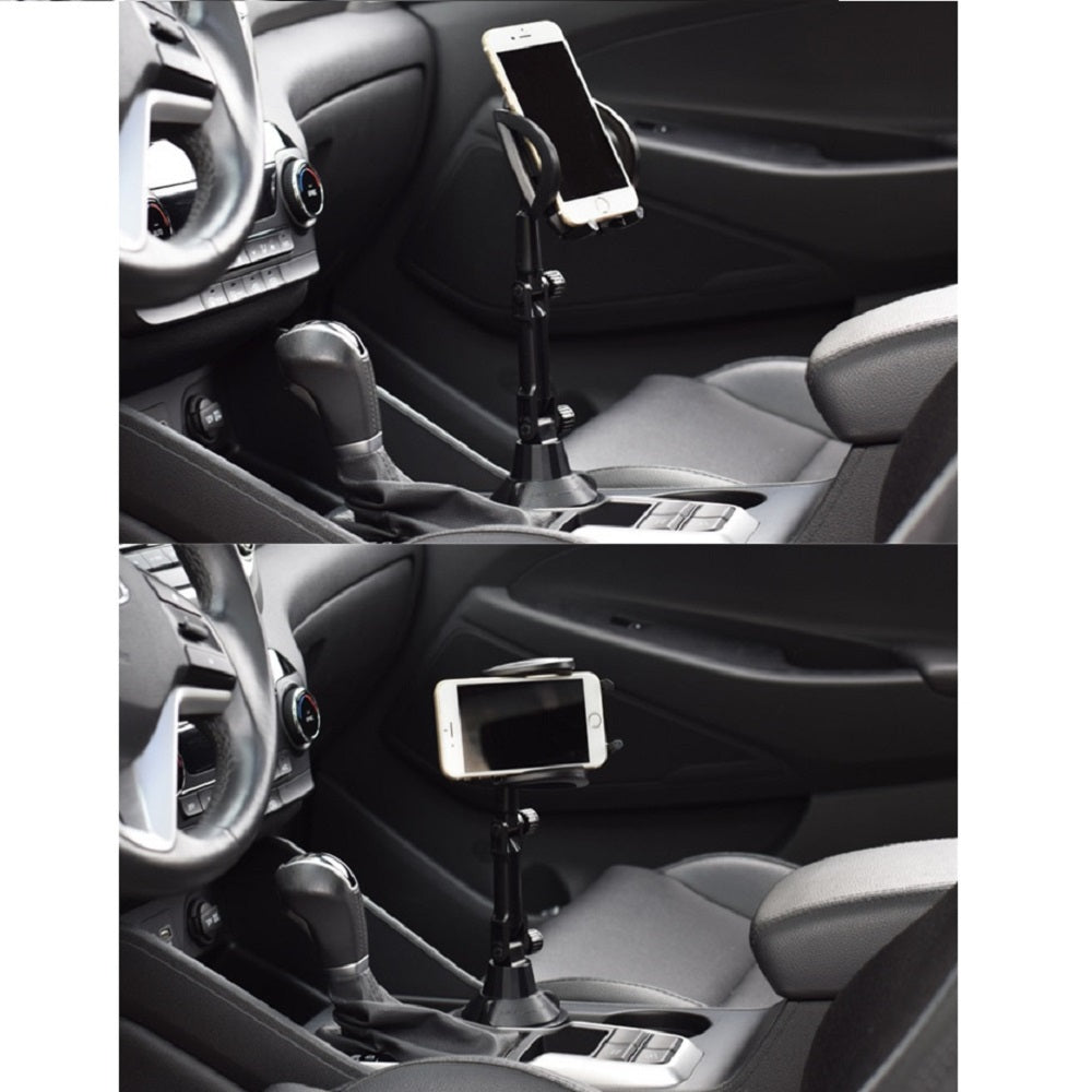 Auto telefoonhouder voor bekerhouder met flexibele zwanenhals