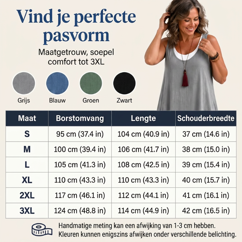 Casual mouwloze tankjurk voor dames met nep-tweedelig design