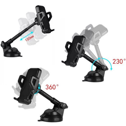 Universele auto telefoonhouder met telescopische arm