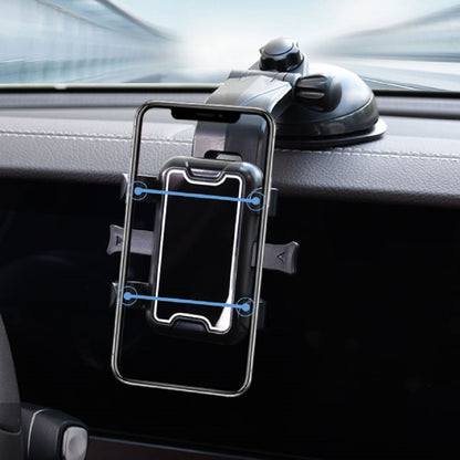 Telescopische auto telefoonhouder met zuignap