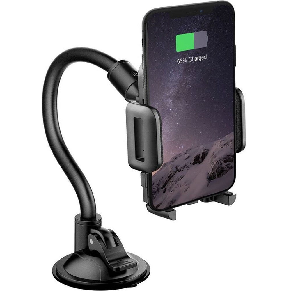 Universele telefoonhouder voor in de auto met flexibele zuignap LB516