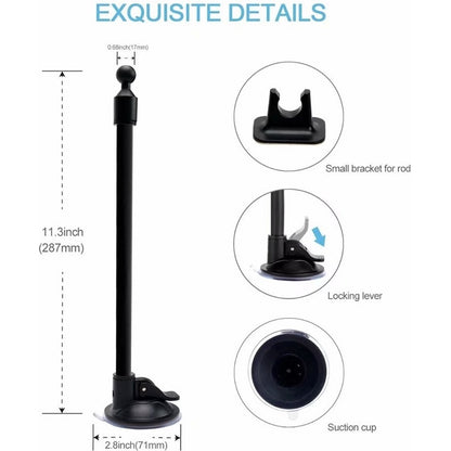 Universele telefoonhouder voor in de auto met flexibele zuignap LB516