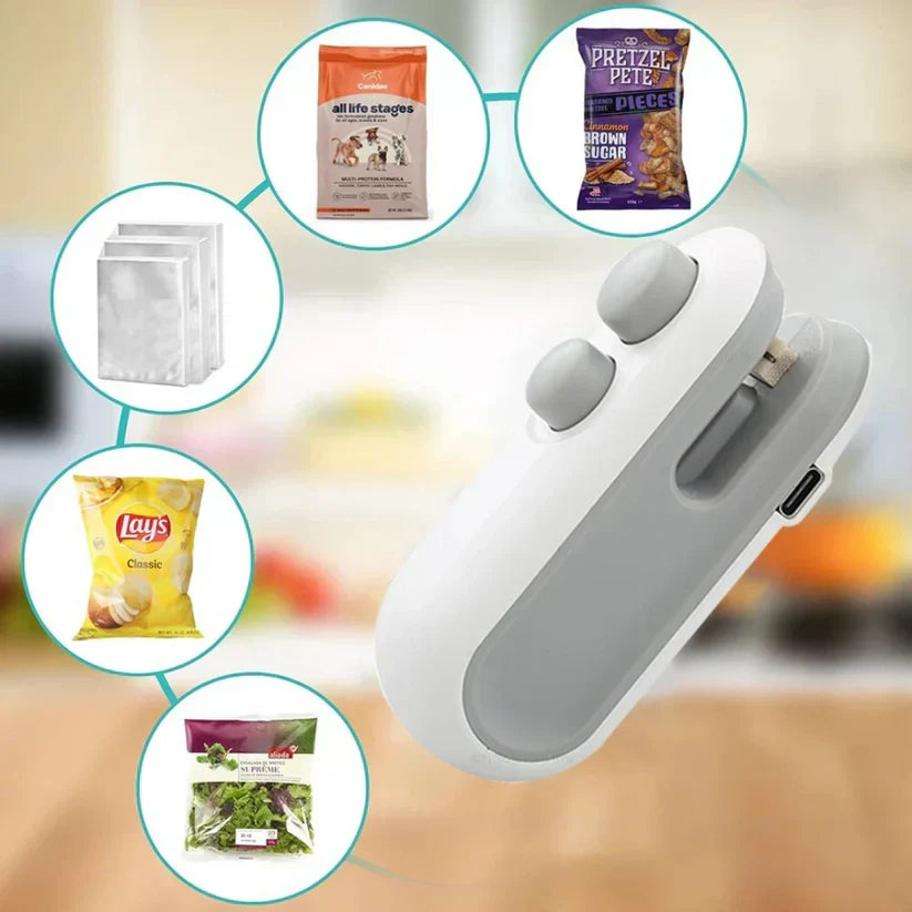 Draagbaar 2-in-1 Sealapparaat Met USB-oplaadfunctie