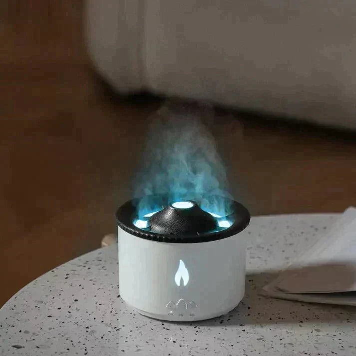 Aromatherapie luchtbevochtiger met realistisch vlameffect