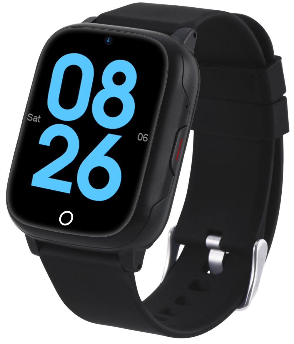 Senioren smartwatch met SOS-knop en valdetectie