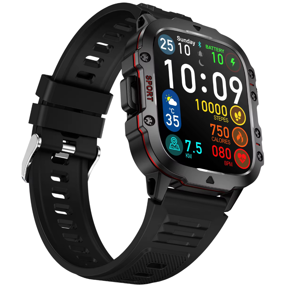 Sportieve smartwatch met 140 sportmodi