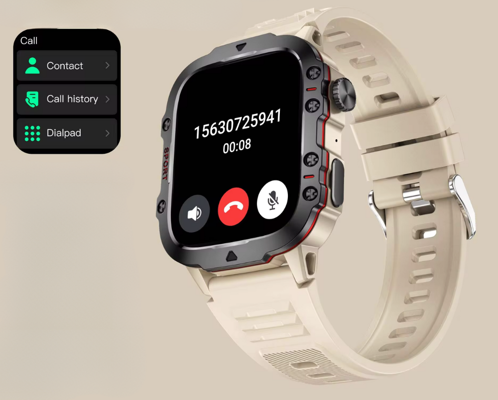 Sportieve smartwatch met 140 sportmodi