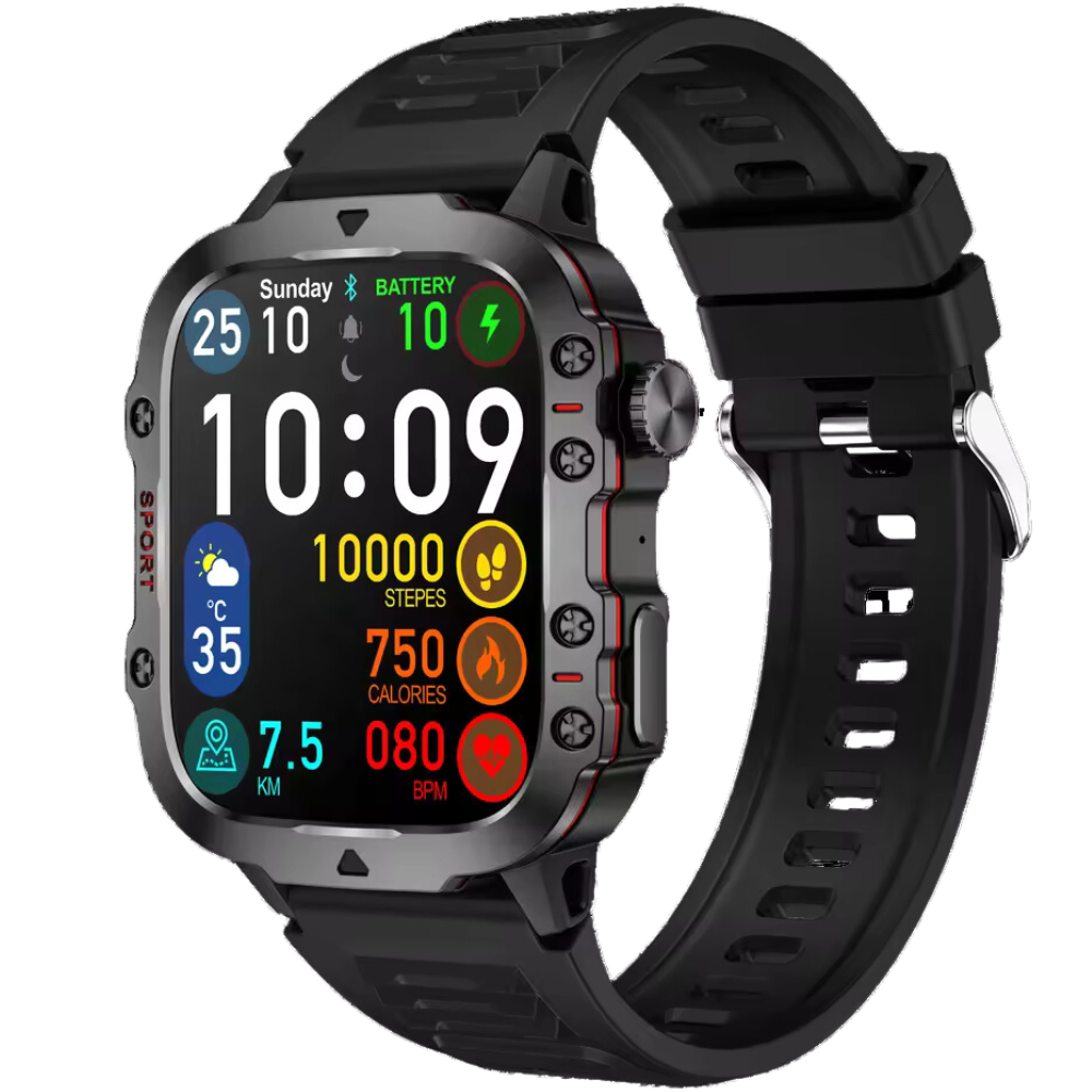 Sportieve smartwatch met 140 sportmodi