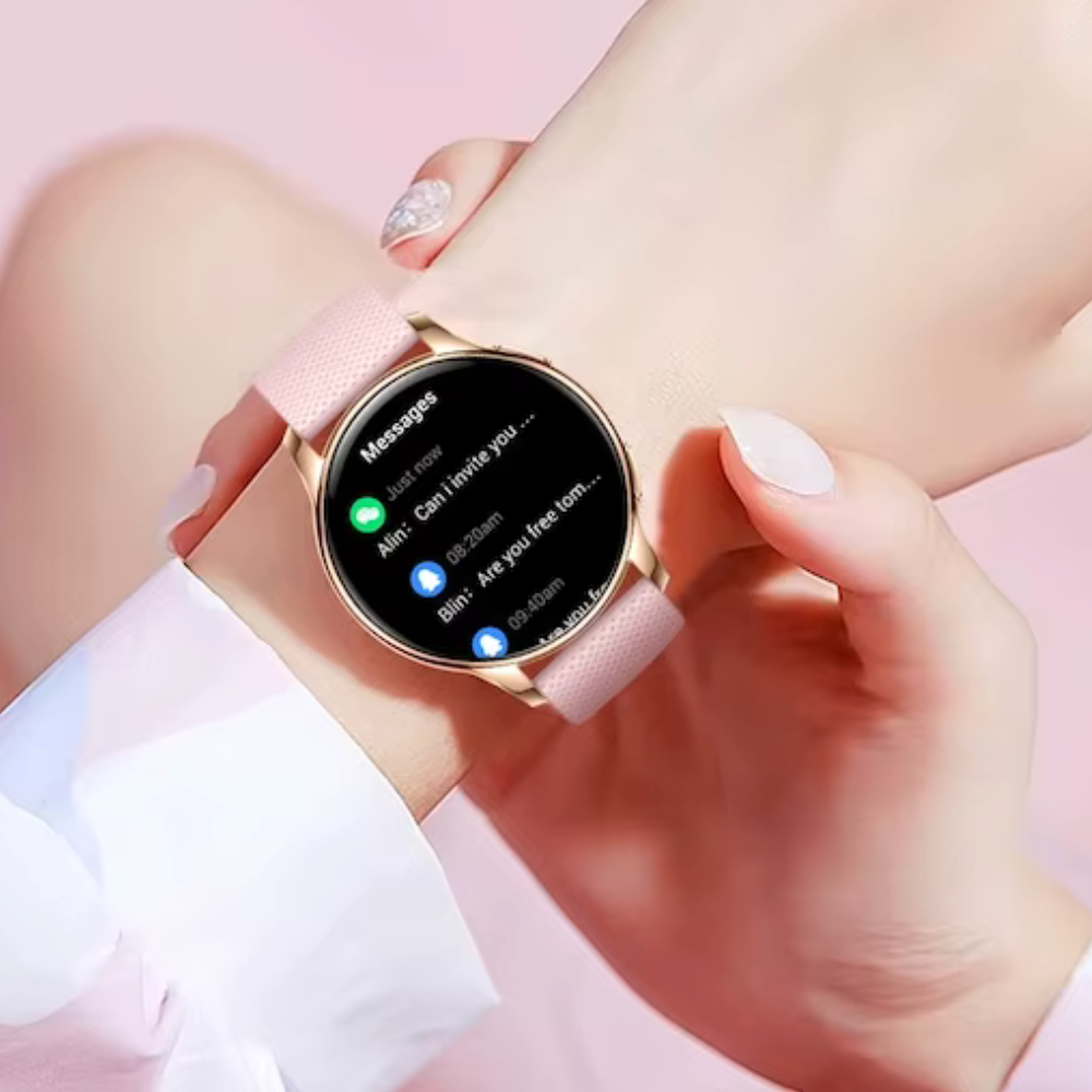 Smartwatch met amoled hd scherm en bellen via bluetooth