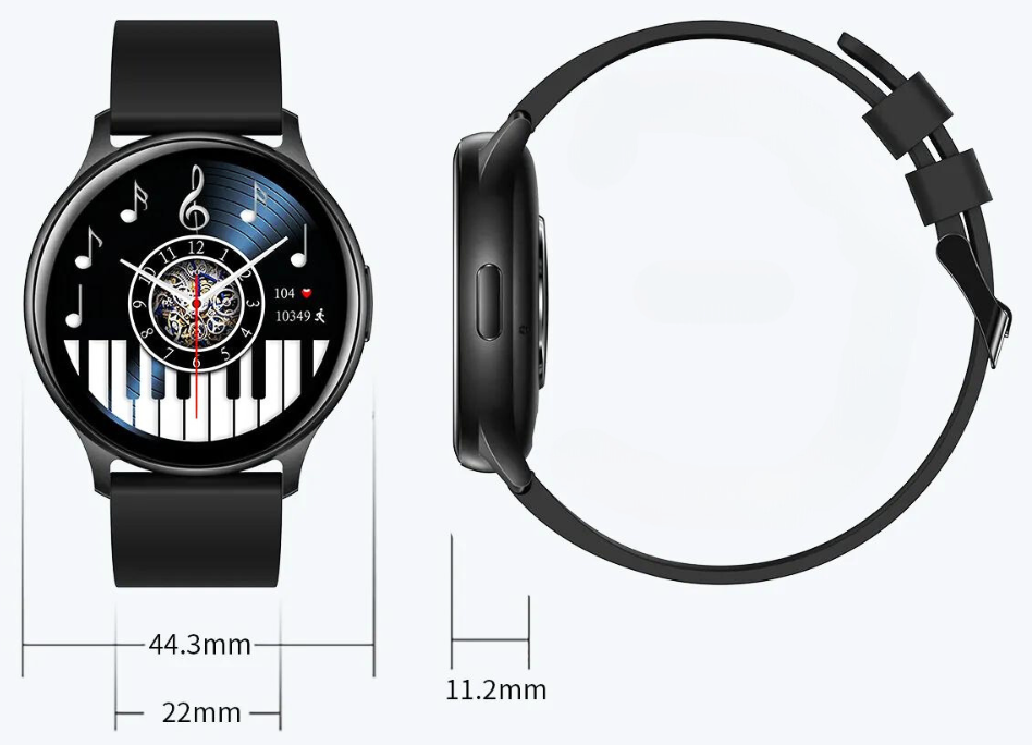 Waterdichte smartwatch met bluetooth bellen SM0030ZW