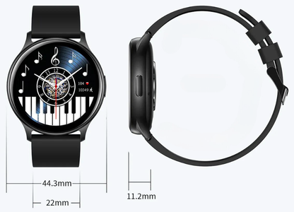 Waterdichte smartwatch met bluetooth bellen SM0030ZW