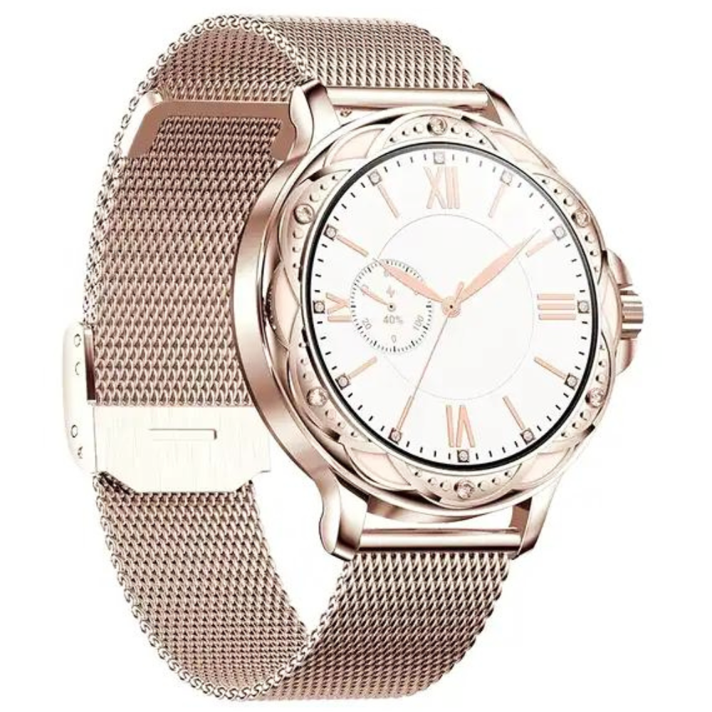Dames smartwatch met bluetooth bellen en 100 sportmodi | SM0100RG