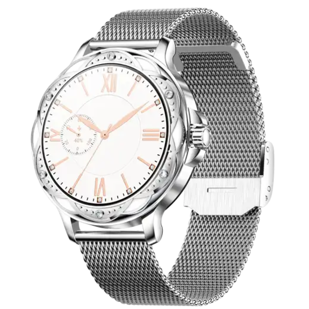 Dames smartwatch met bluetooth bellen en 100 sportmodi | SM0100RG
