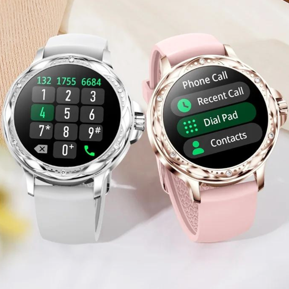 Dames smartwatch met bluetooth bellen en 100 sportmodi | SM0100RG