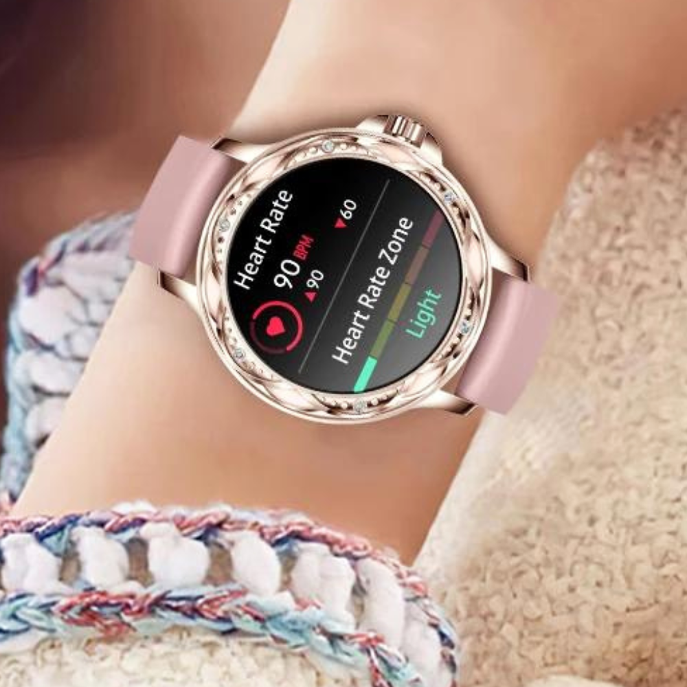 Dames smartwatch met bluetooth bellen en 100 sportmodi | SM0100RG