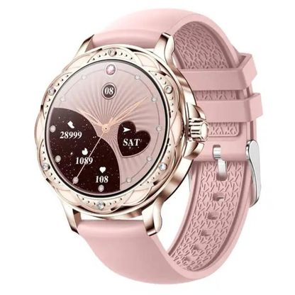 Dames smartwatch met bluetooth bellen en 100 sportmodi | SM0100RG