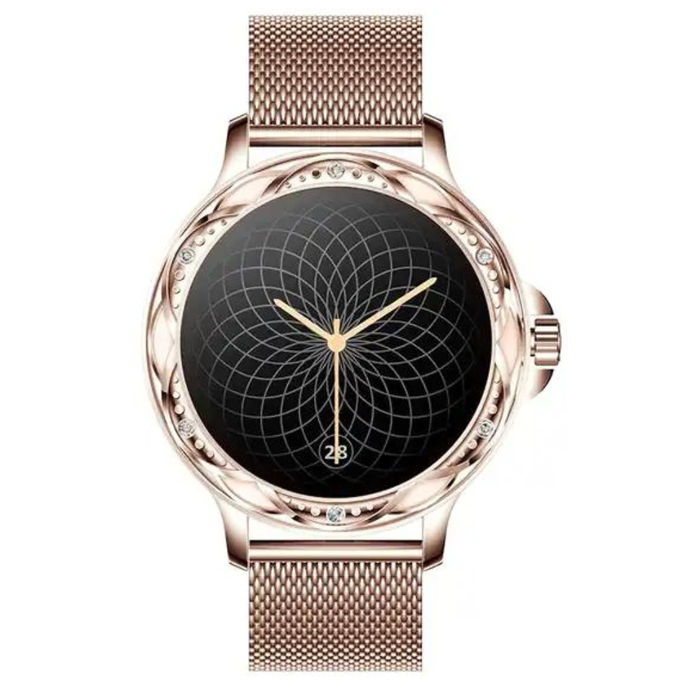 Dames smartwatch met bluetooth bellen en 100 sportmodi | SM0100RG