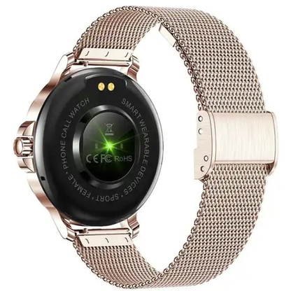 Dames smartwatch met bluetooth bellen en 100 sportmodi | SM0100RG