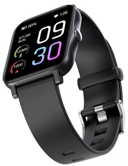Waterdichte smartwatch met hartslagmeter en 100 sportmodi