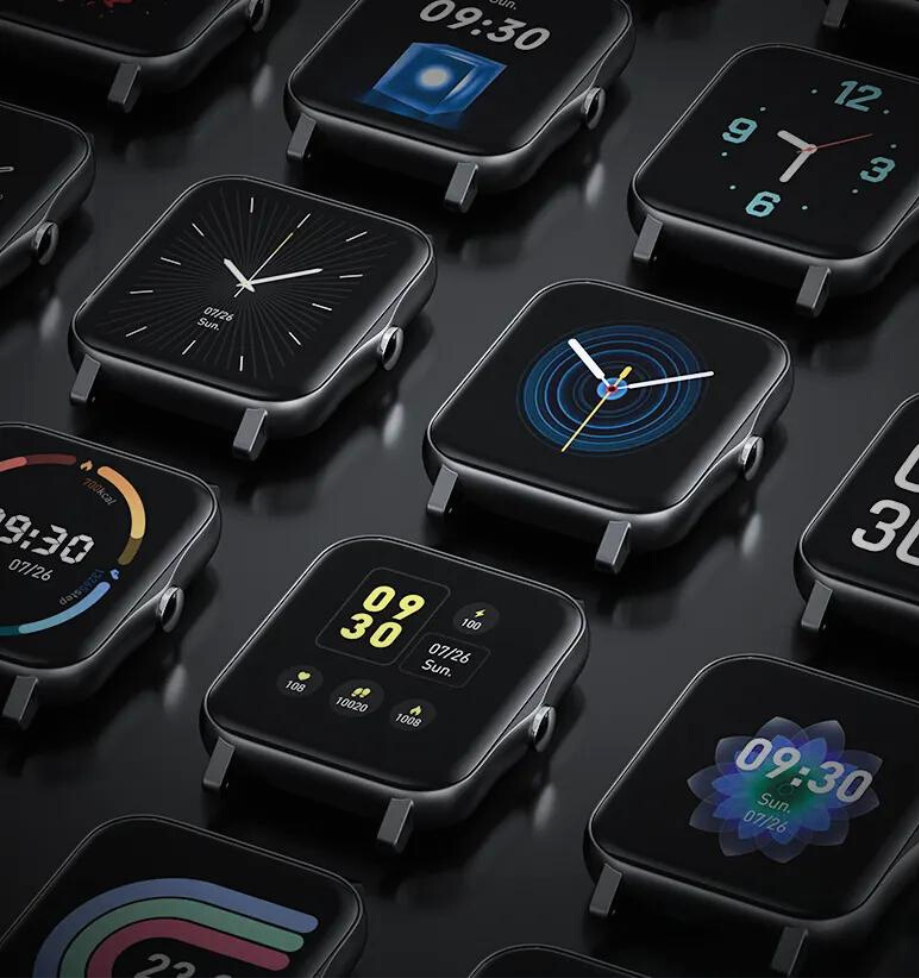 Waterdichte smartwatch met hartslagmeter en 100 sportmodi