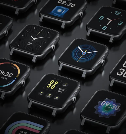 Waterdichte smartwatch met hartslagmeter en 100 sportmodi