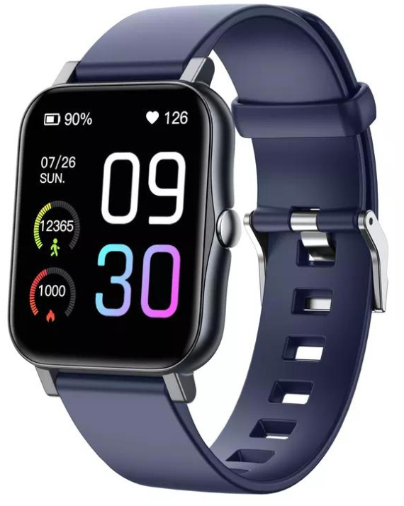 Waterdichte smartwatch met hartslagmeter en 100 sportmodi