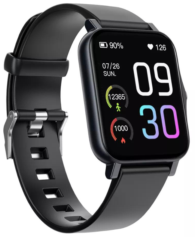 Waterdichte smartwatch met hartslagmeter en 100 sportmodi