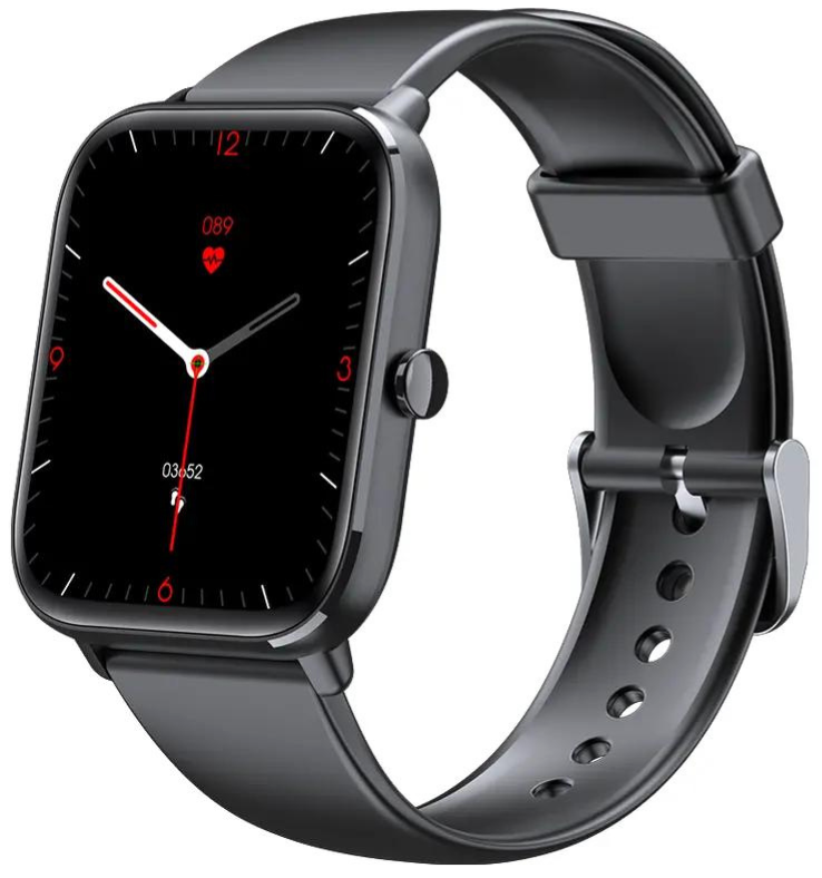 Unisex smartwatch met 1,69 inch beeldscherm en 24 sportmodi