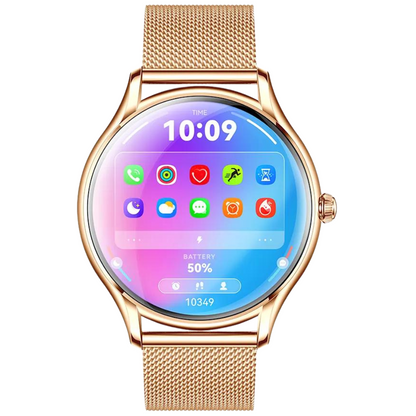 Dames smartwatch met AMOLED scherm en bluetooth bellen | SM000110