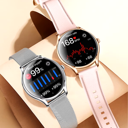 Dames smartwatch met AMOLED scherm en bluetooth bellen | SM000110
