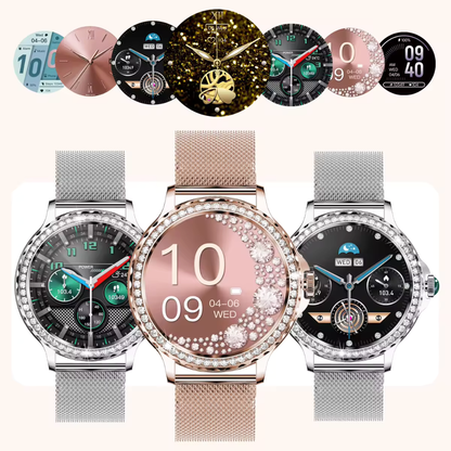 Dames smartwatch met bellen via bluetooth