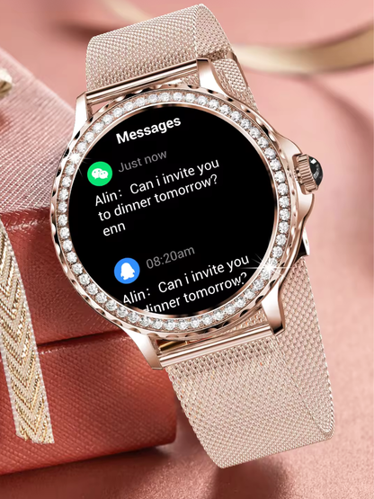 Dames smartwatch met bellen via bluetooth